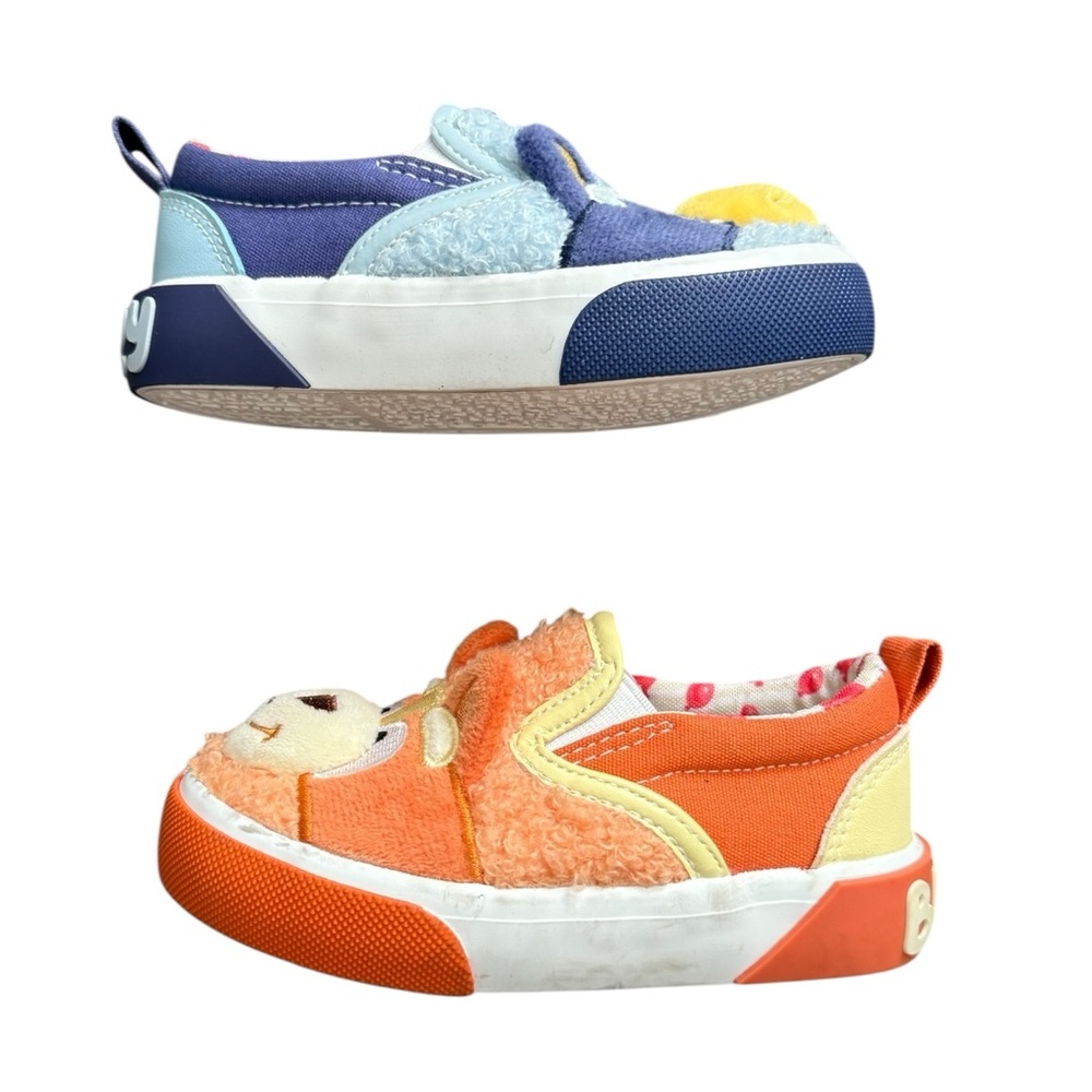 Bluey & Bingo Kids Slip-on Sneakers 7C - Picture 4 of 8